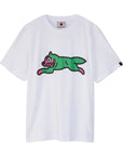 Ice-Cream T-Shirt Running Dog White