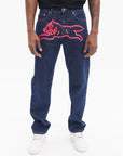Icecream Running Dog Denim Pants Indigo