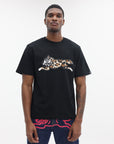 Icecream Running Dog T-Shirt Black
