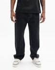 Icecream Double Scoop Apple Denim Pants Black
