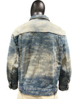 Acupuncture Denim Jacket All Over Print Blue