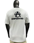 Acupuncture T-Shirt A Logo White-Black