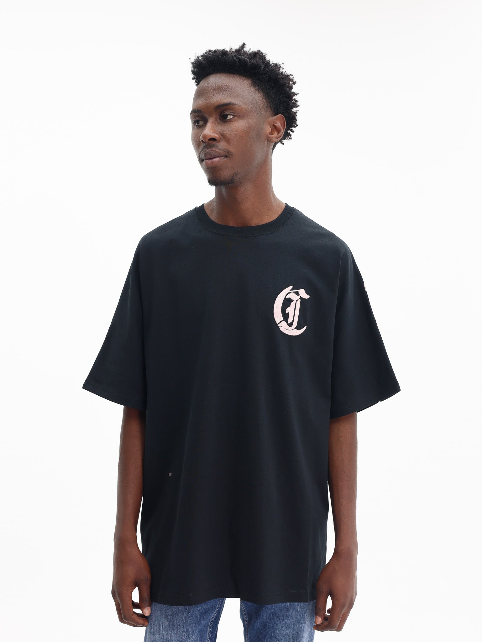 Just Cavalli T-Shirt Maxi Logo Leo Black-AL Capone Premium
