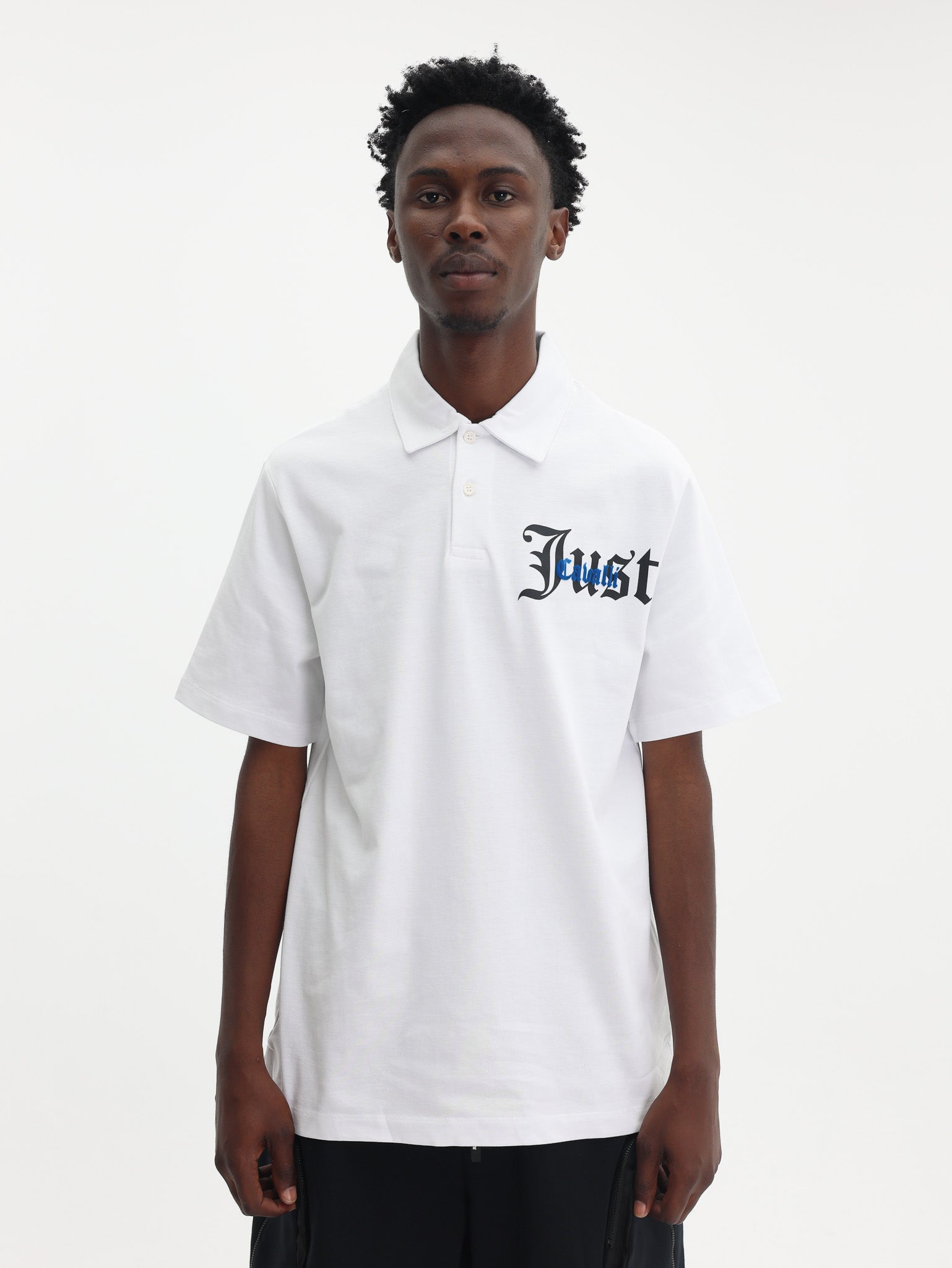 Just Cavalli Golfer Gotitch Logo White-AL Capone Premium