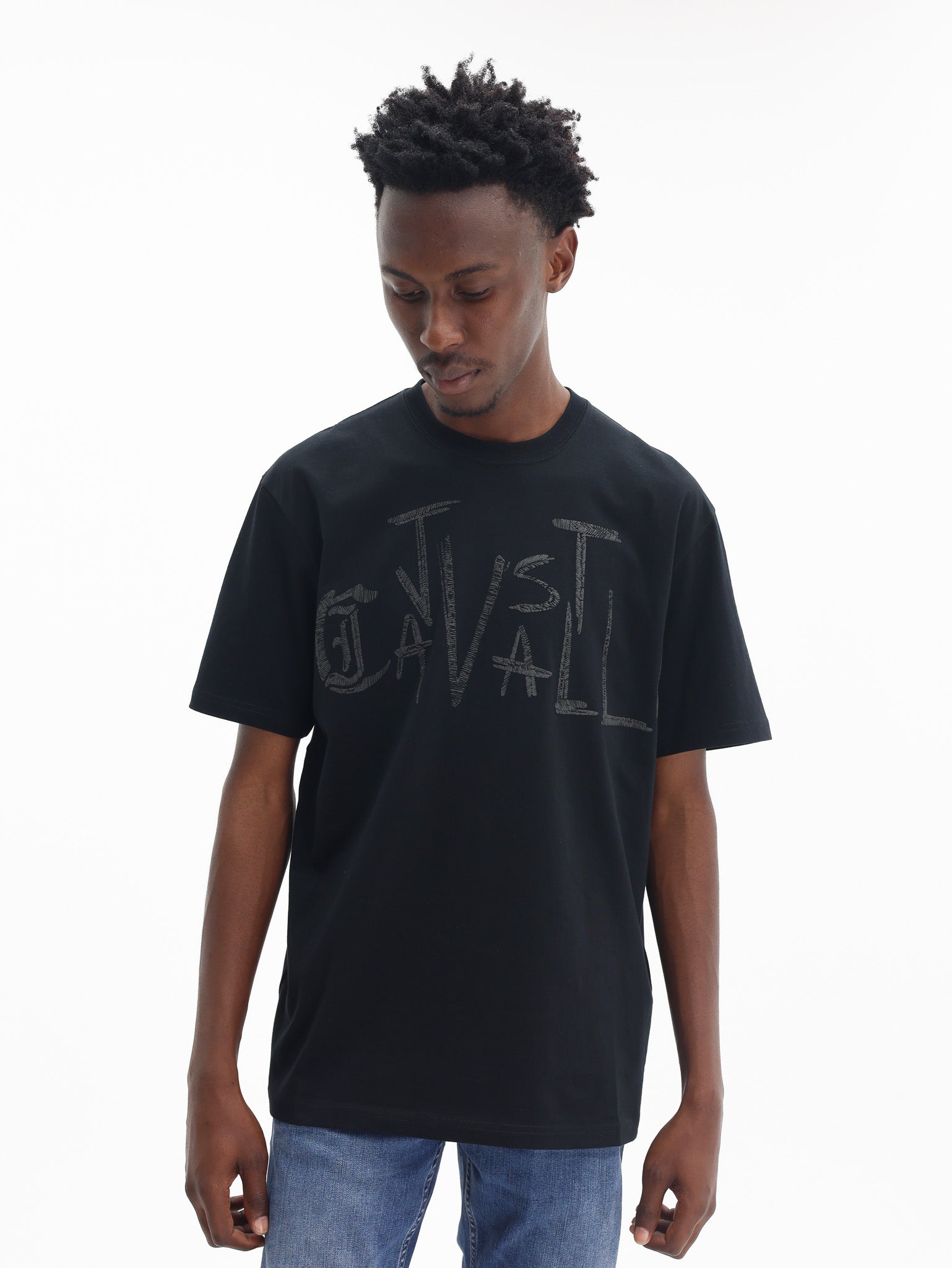 Just Cavalli T-Shirt Injection Black-AL Capone Premium