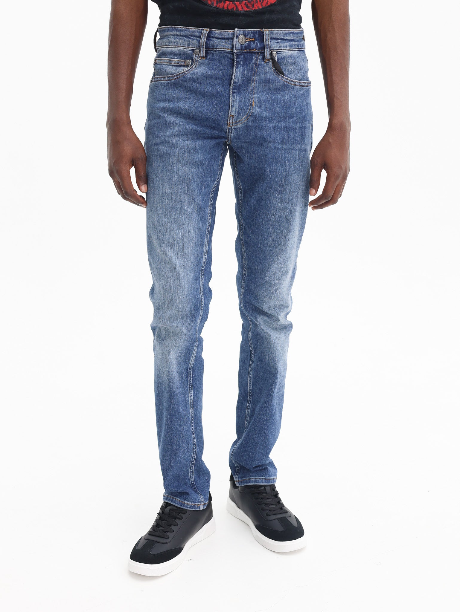 Just Cavalli T-Shirt Logo Flames White-AL Capone Premium