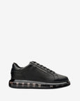 Karl Lagerfeld Sneaker Kl582 Kapri Cushion Lo Lace Lthr Black-Mono