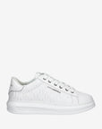Karl Lagerfeld Sneaker Kl579 Kapri Monogram Emboss Lo White-Mono