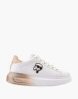 Karl Lagerfeld Sneaker KLL300 Kapri Ombre Nft Lo Lace White Lthr W/Gold