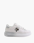 Karl Lagerfeld Sneaker KLL299 Kapri Ombre Nft Lo Lace White Lthr W/Silver