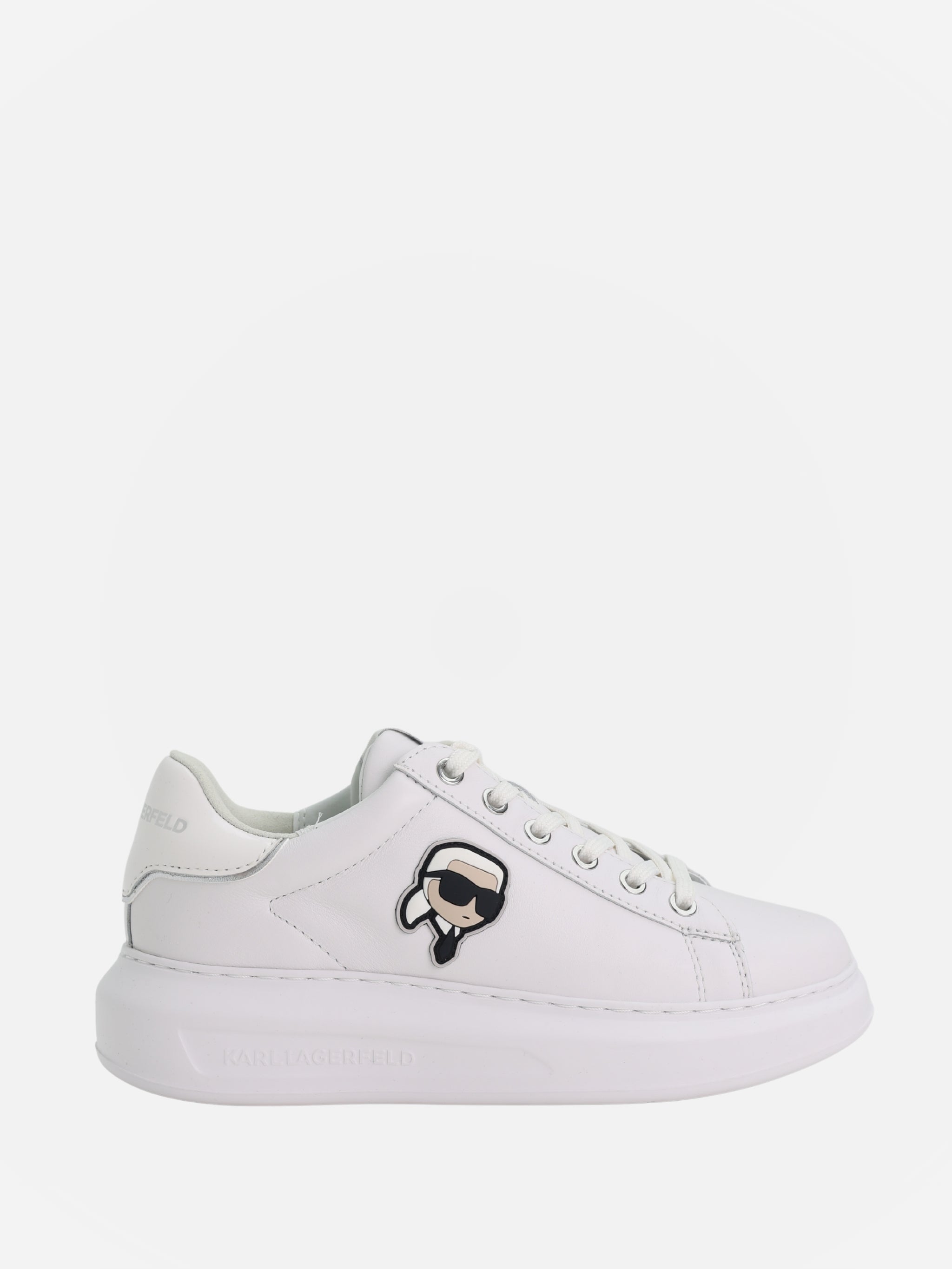 Karl Lagerfeld KLL244 Sneaker Kapri NFT Lo Lace White Leather