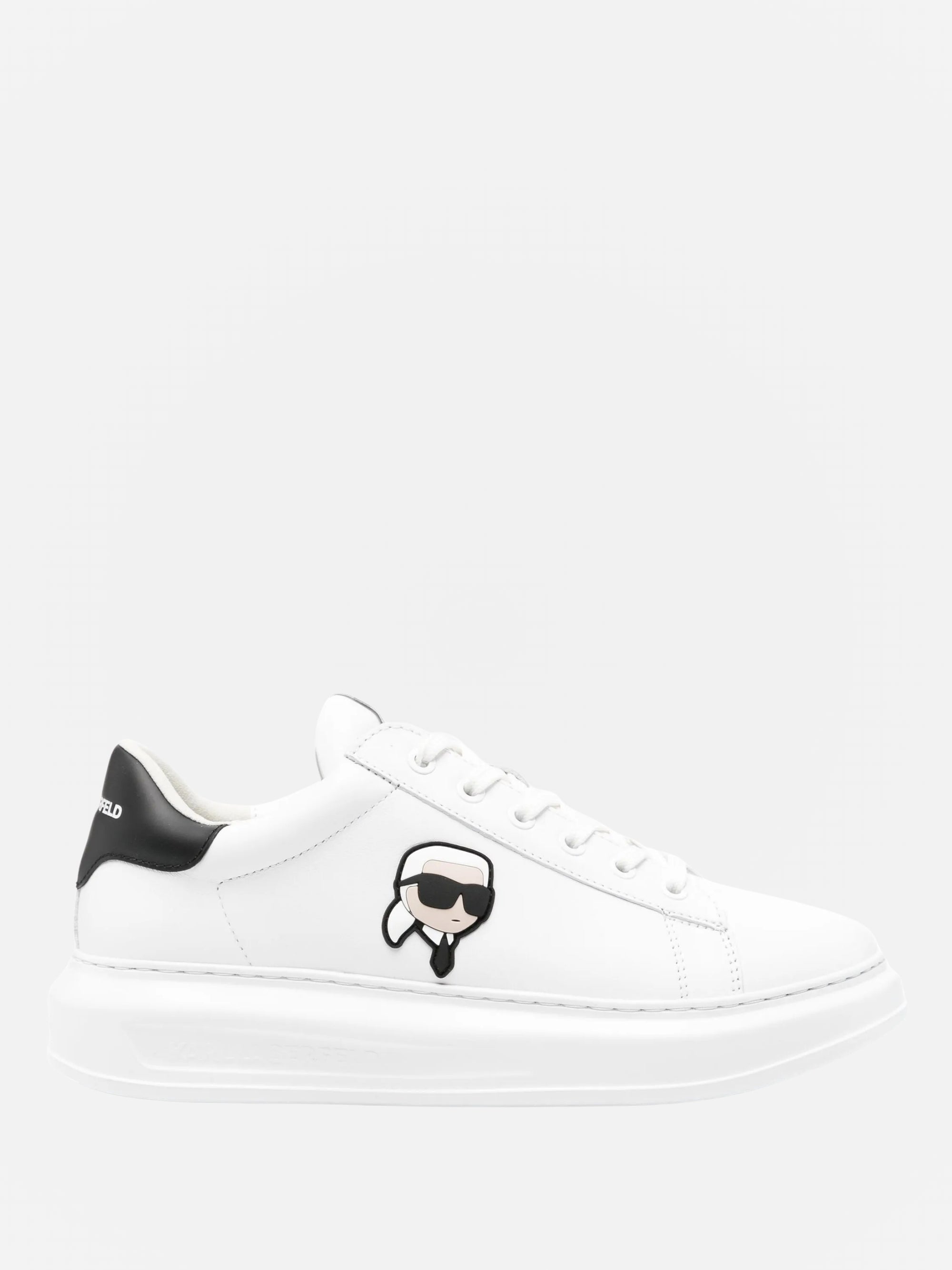 Karl Lagerfeld KL472 Sneaker Kapri Mens Karl NFT Lo Lace White Leather-AL Capone Premium