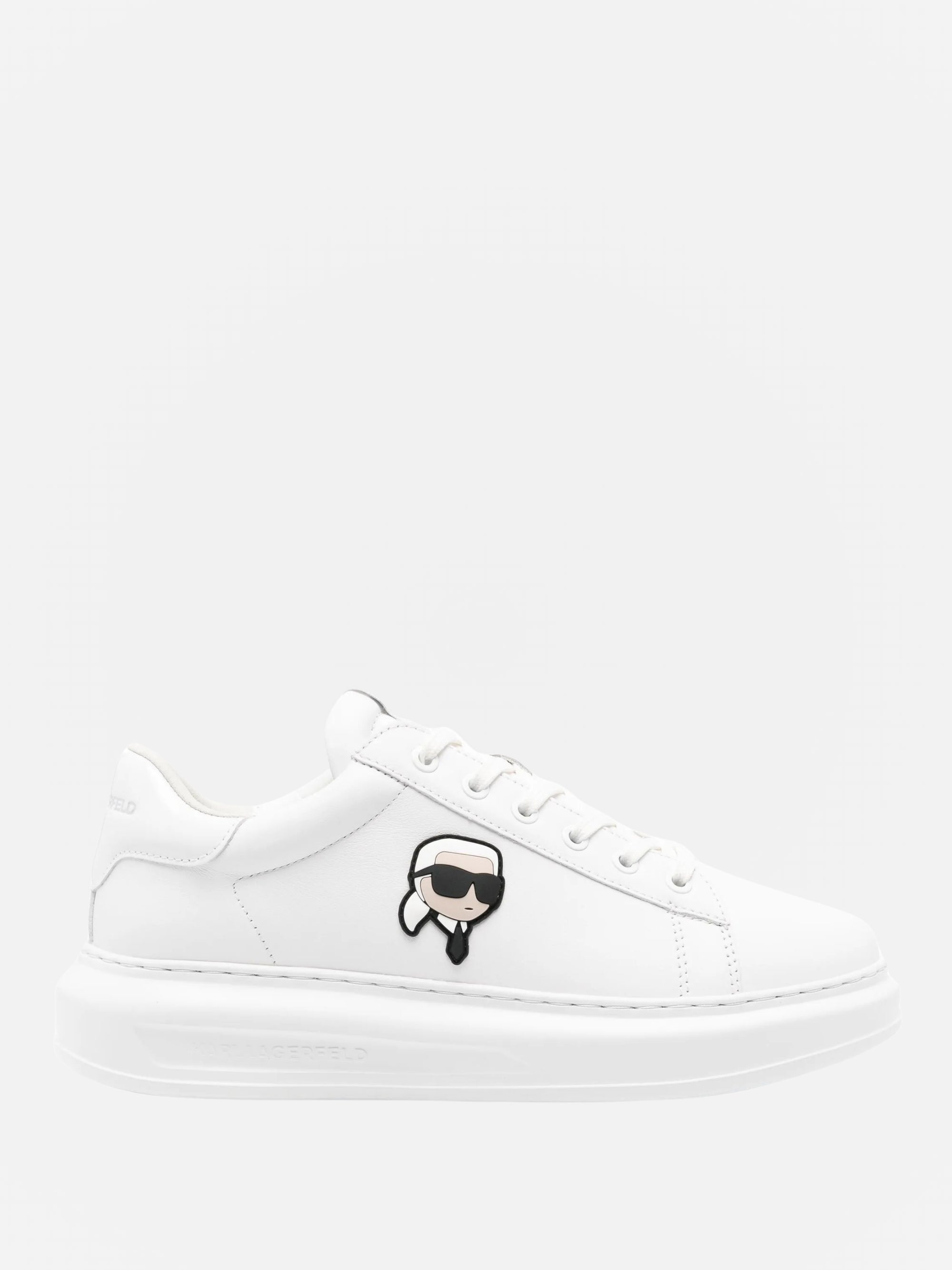 Karl Lagerfeld KL473 Sneaker Kapri Mens Karl NFT Lo Lace White Leather / Mono-AL Capone Premium