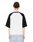 Kenzo T-Shirt Varsity White-Black