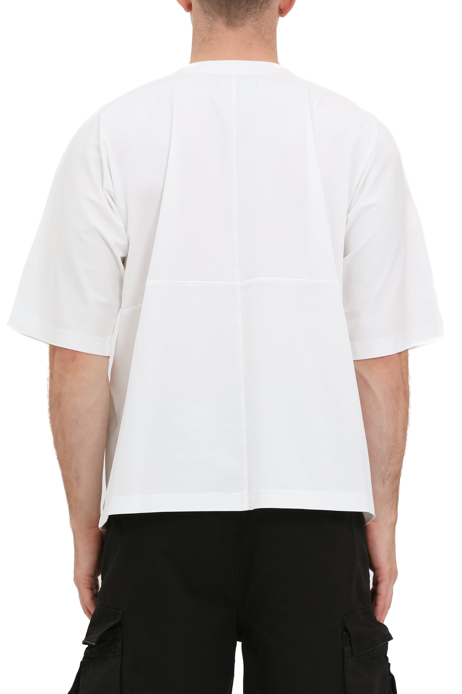 Purple T-Shirt Mercerized White-AL Capone Premium