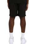 Purple Shorts Mesh Po Black