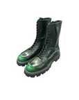 Msgm Boots Scarpa Uomo Black-Green