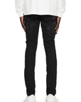 Purple Jeans Slim Black Oil Spill