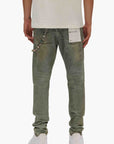 Purple Jeans Light Dirty Wax