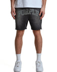 Purple Shorts MWT Fleece Black