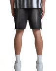 Purple Shorts MWT Fleece Black