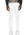 Purple Jeans Low Rise Optic White