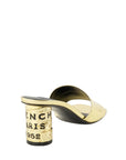 Givenchy Heel Gh4 Mules 65mm Golden