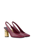 Givenchy Heel Gh6 Slingback 85mm Burgundy