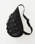 True Religion Monogram Sling Bag Jet Black