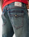 True Religion Ricky Sn Flap 34In Street Lights Dark Wash