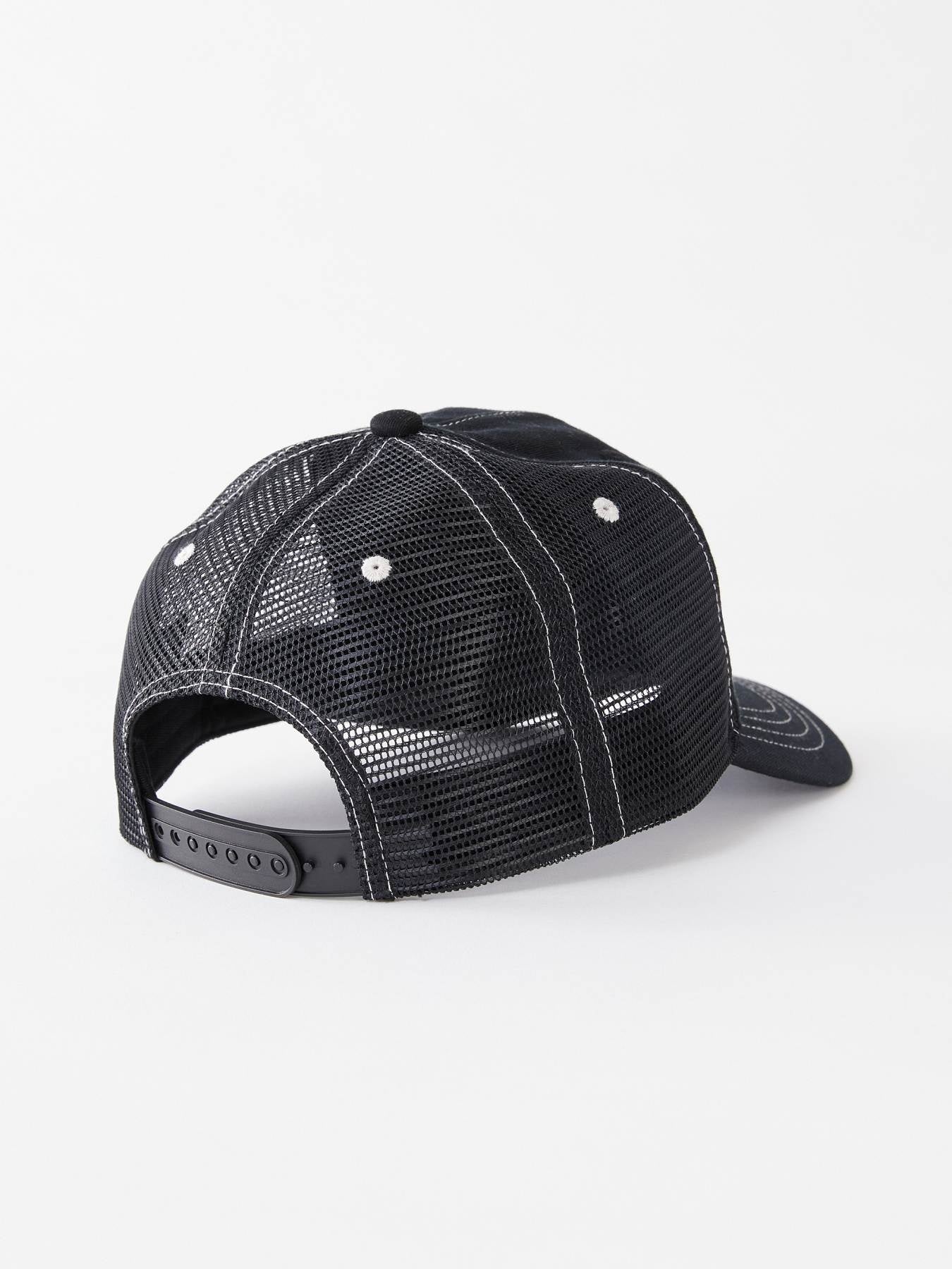 True Religion Buddha Trucker Cap Black/ Natural - AL Capone Premium