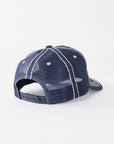 True Religion Concert Patch Big T Trucker Cap Ace Blue/ Natural