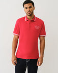 True Religion Ss Buddha Patch Polo Trv Red