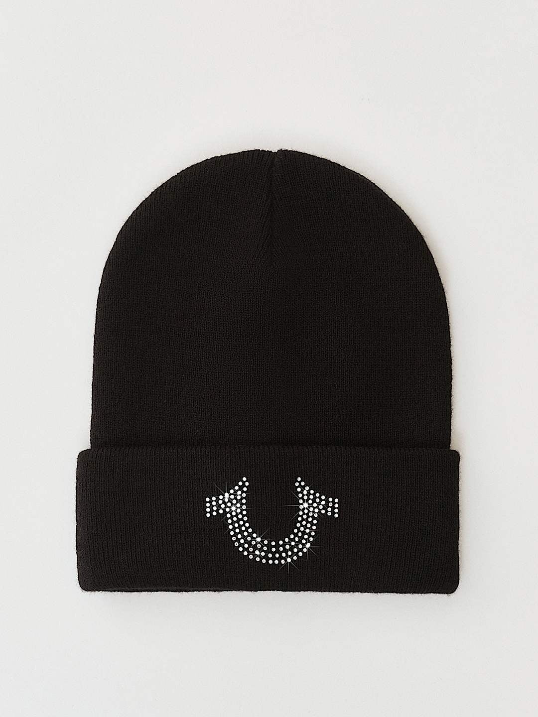 True Religion Crystal Beanie Jet Black - AL Capone Premium