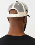 True Religion Varsity Trucker Cap Black/White