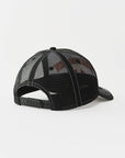 True Religion Dragon Trucker Cap Jet Black