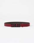 True Religion Logo Buckle Belt Tawny Port