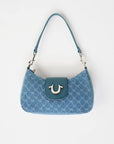 True Religion Bag Hs Aop Light Wash Blue