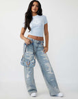 True Religion Bag Buckle Hs Cashmere Blue