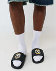 True Religion Slides Trsl1 Sheild Slides Black