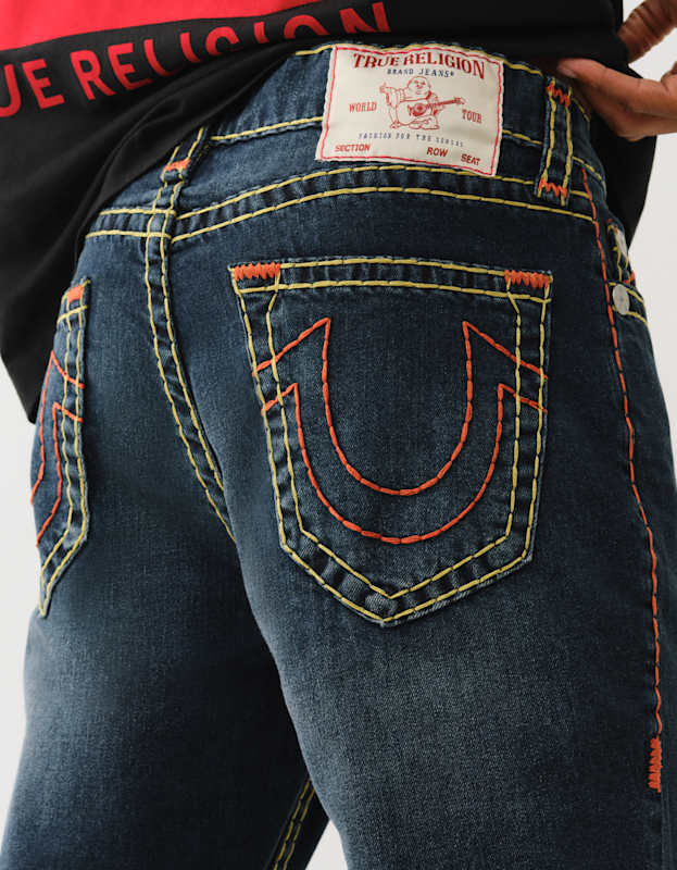 True Religion Rocco Super T Nf 32 In Jackknife Dark Wash - AL