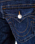 True Religion Jeans Ricky Sn Flap 32 In Damon Dark Wash