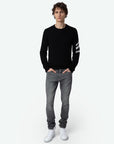 Zadig & Voltaire Jeans Mick Gris Fade Black