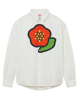 Kenzo Shirt Split Boke Flower White