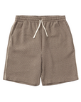 Drole De Monsieur Shorts Pattern Block Beige