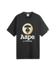 Aape T-Shirt Union Moonface Logo Black-AL Capone Premium