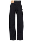 Jw Anderson Jeans Twisted Workwear Black