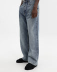 Billionaire Boys Club Astro Wide Leg Denim Pants Blue