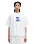 Vetements T-Shirt Vet Cropped Boxy White-AL Capone Premium