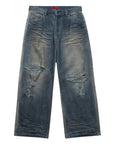Acupuncture Jeans Ripped Blue
